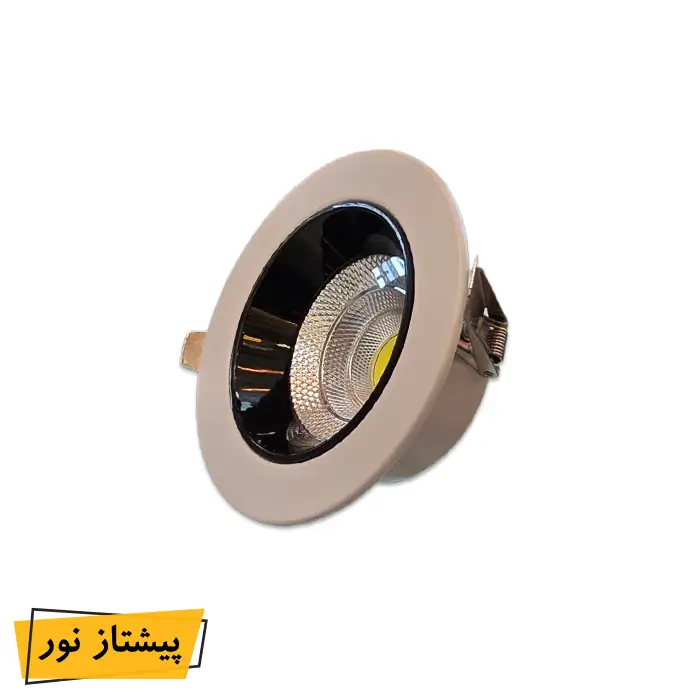 چراغ COB توکار 10 وات متالایت ویسنا
