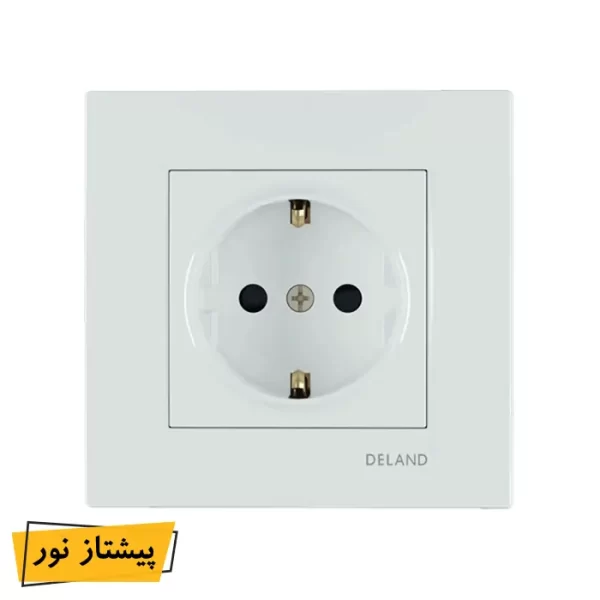 پریز برق ارت دار دلند مدل آسا